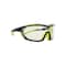 Magid Safety Glasses, Anti-Fog, Clear Lens, Black/Yellow Frame, 1 PR Y880HVPAFC - alternate 1